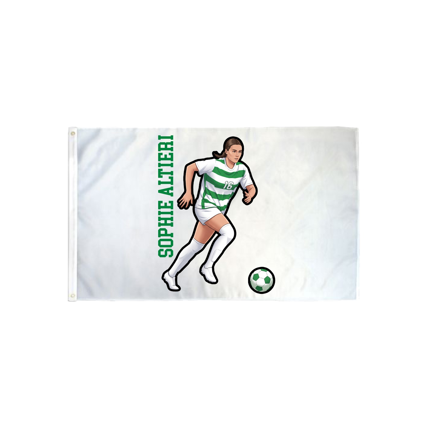 3x5 Flag — Name Vertical in Classic