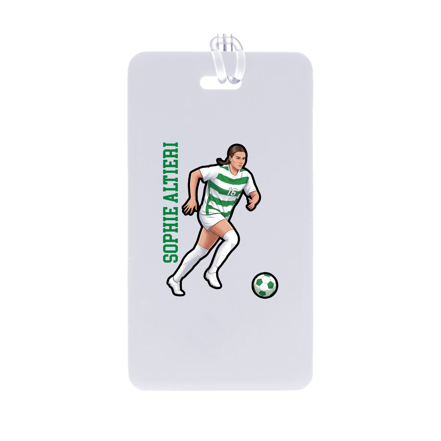 Bag Tag — Name Vertical in Classic