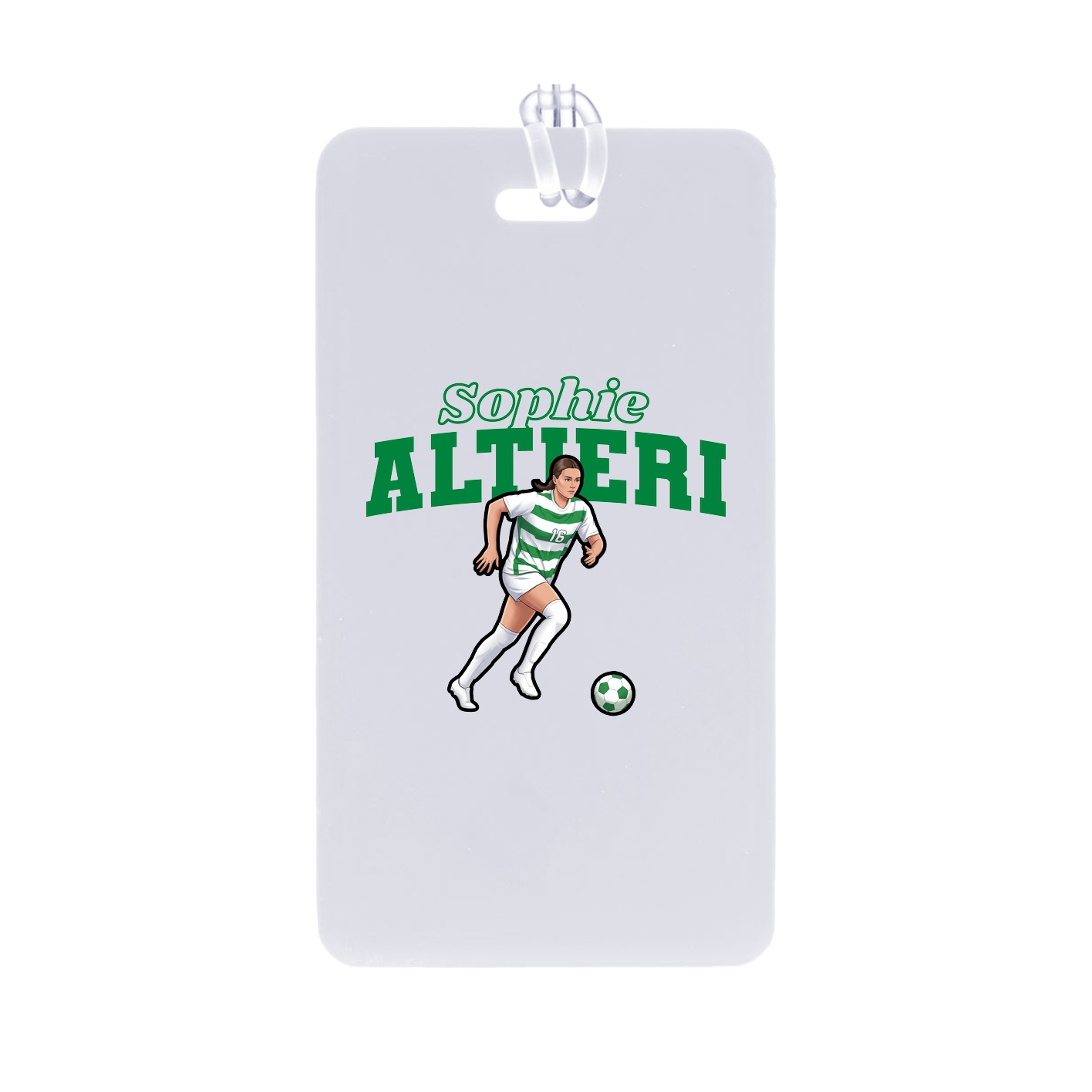 Bag Tag — Name Arch in Classic