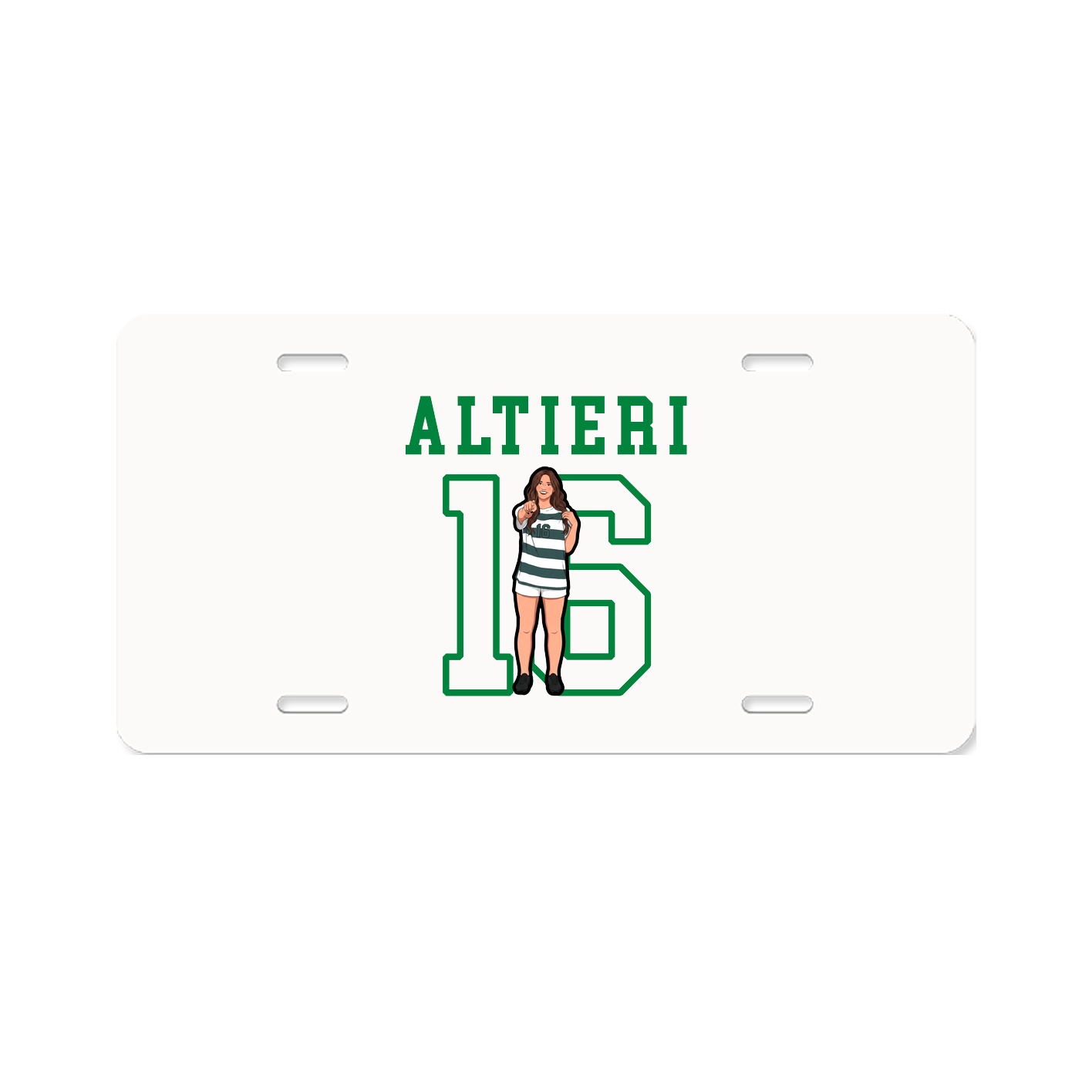 License Plate — Shirsey in Classic