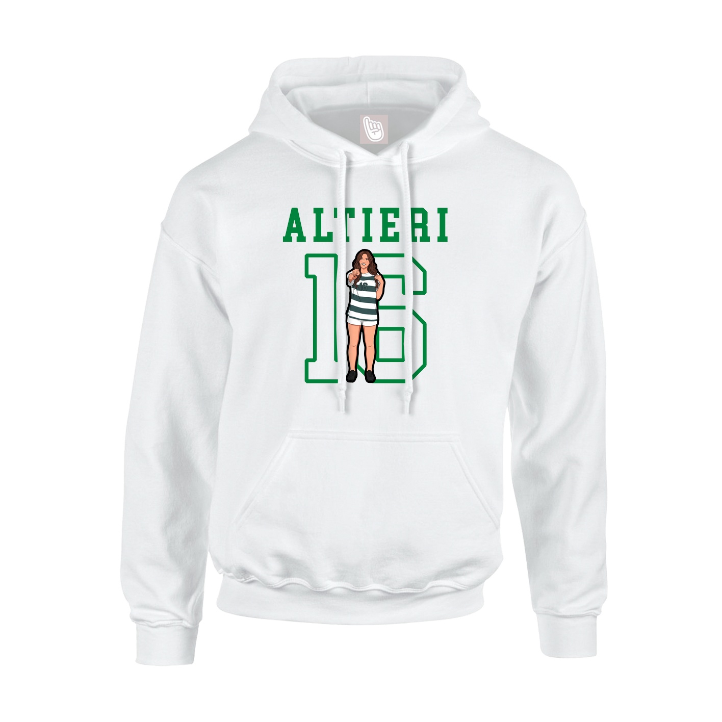 Youth Hoodie — Shirsey in White