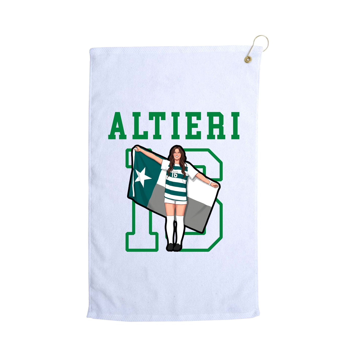 Golf Towel — Shirsey in White