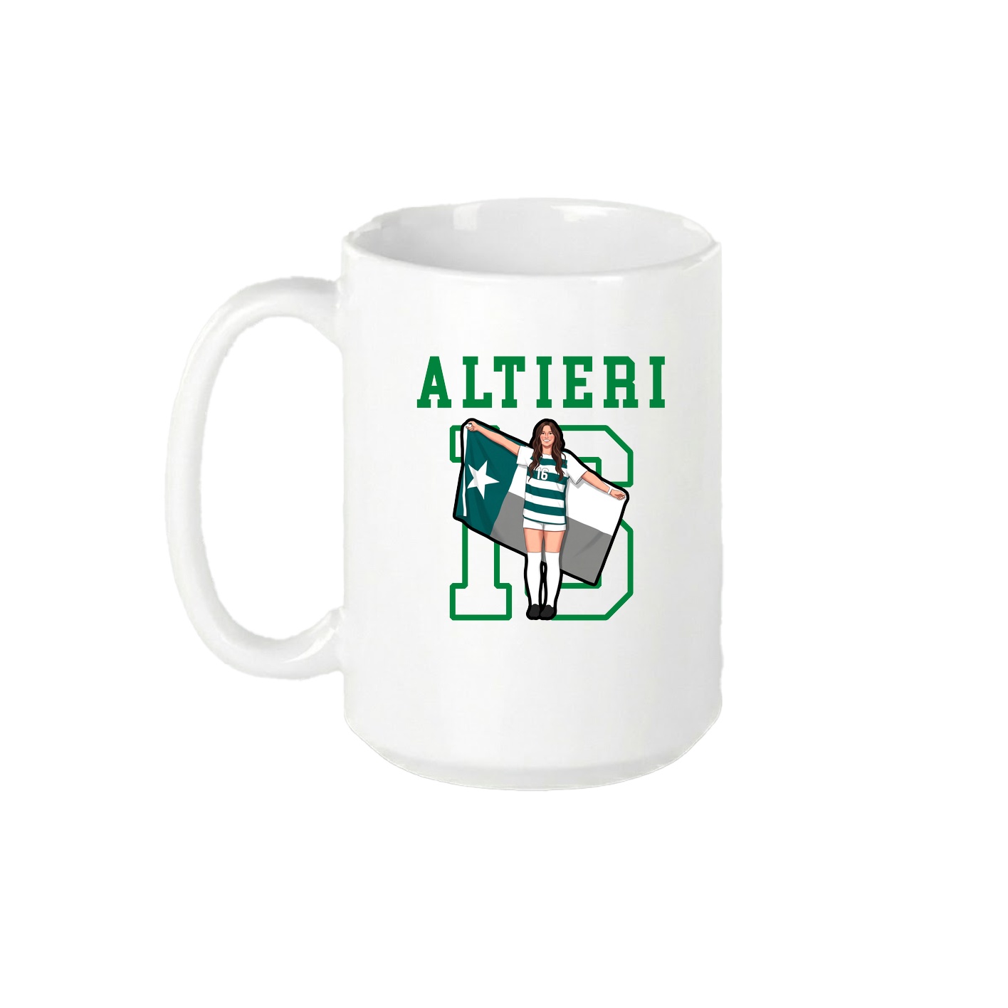 15oz Coffee Mug — Shirsey in White