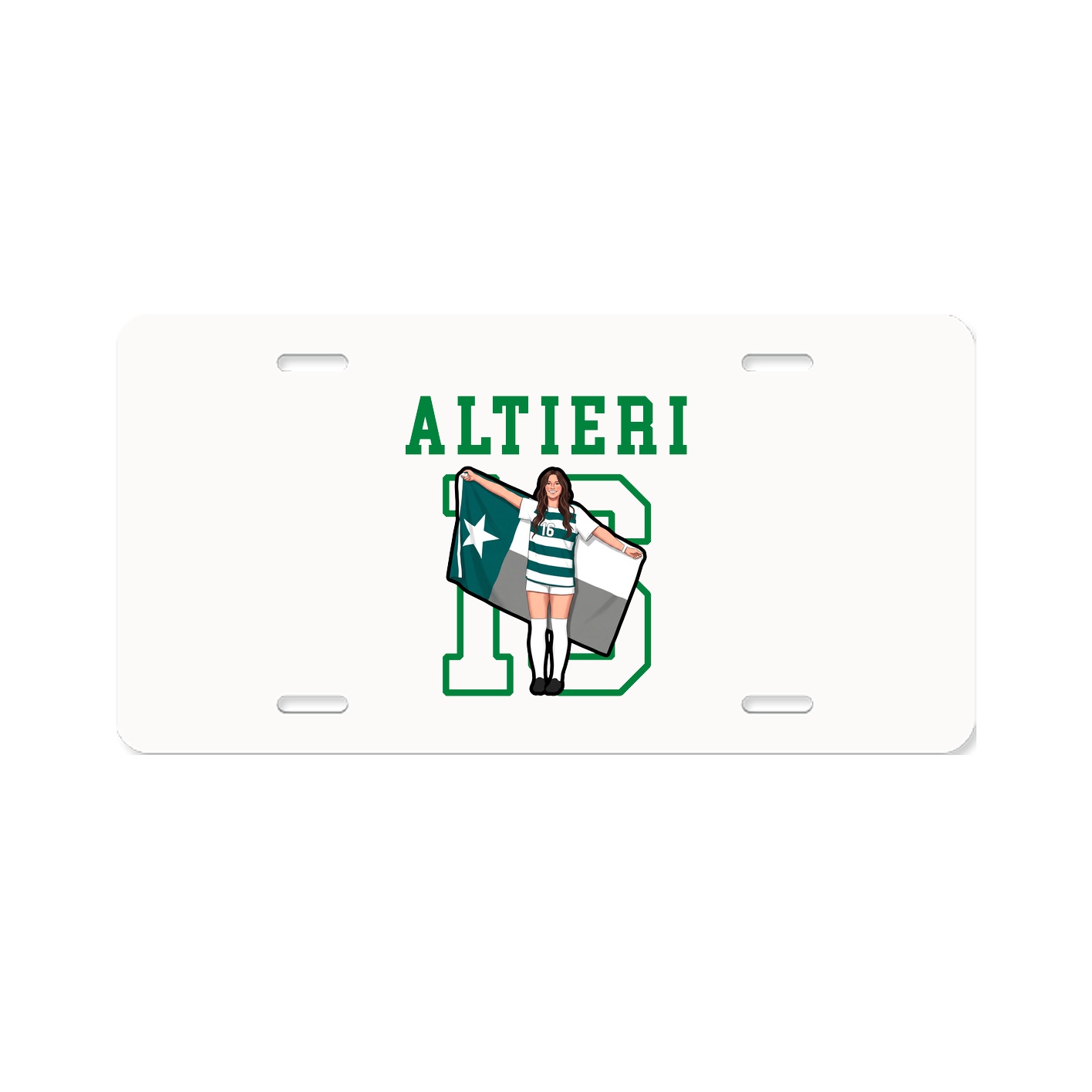 License Plate — Shirsey in Classic