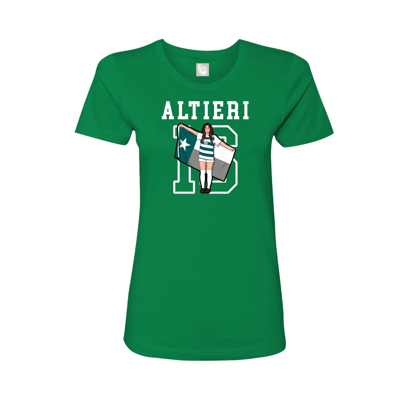 Fitted Women's Tee — Shirsey in Green