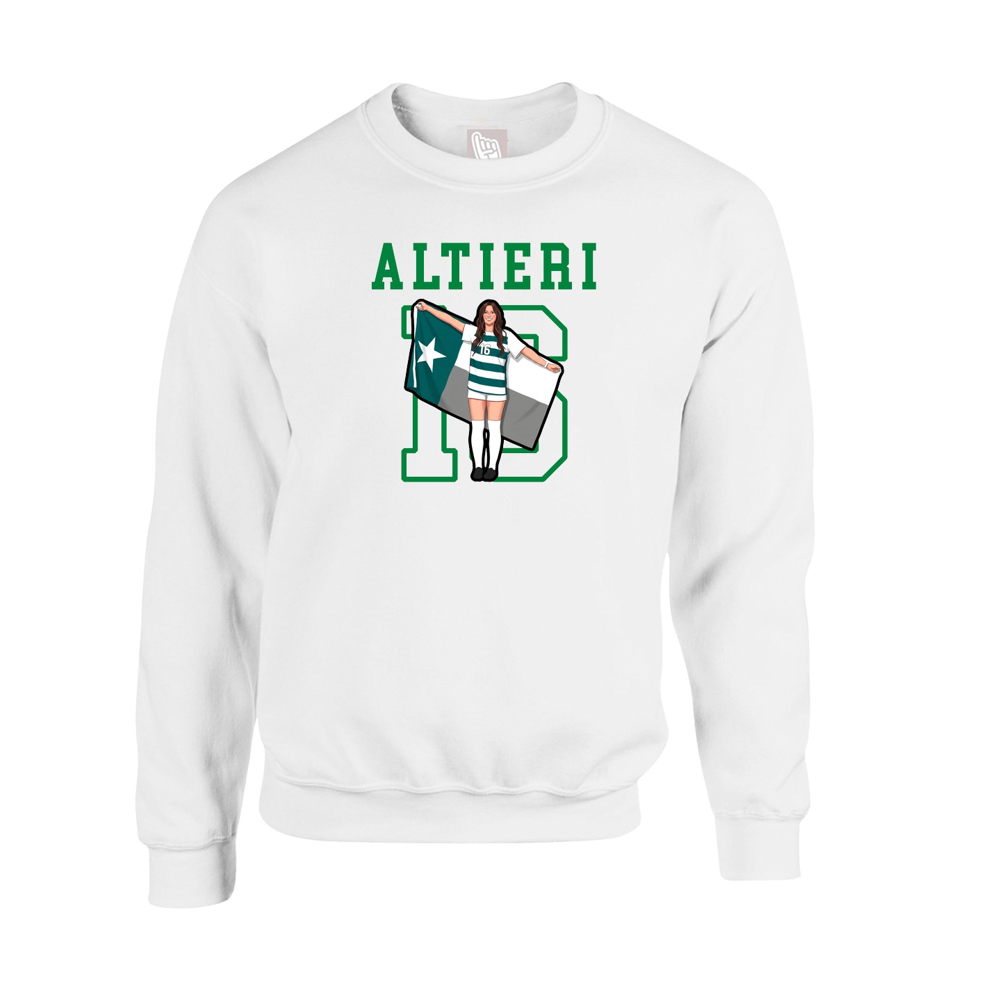 Fleece Crew — Shirsey in White