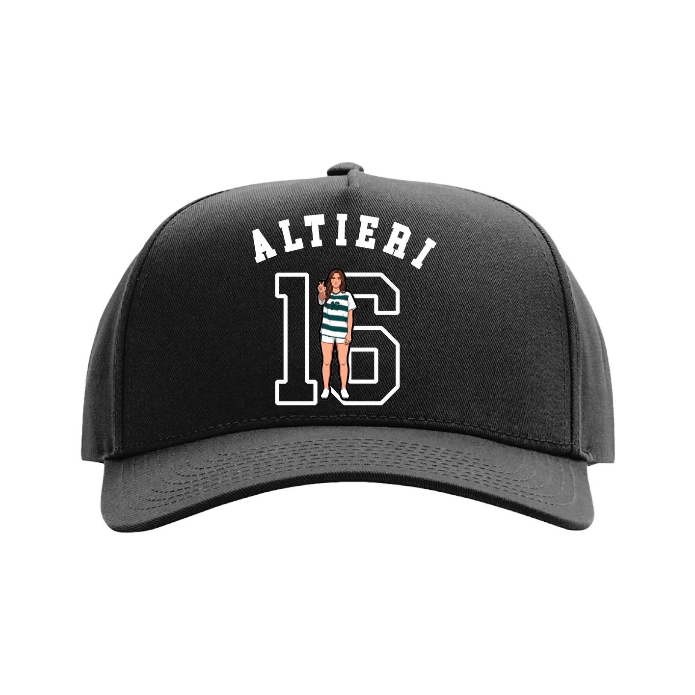 Full Fabric Five-Panel Champ Cap