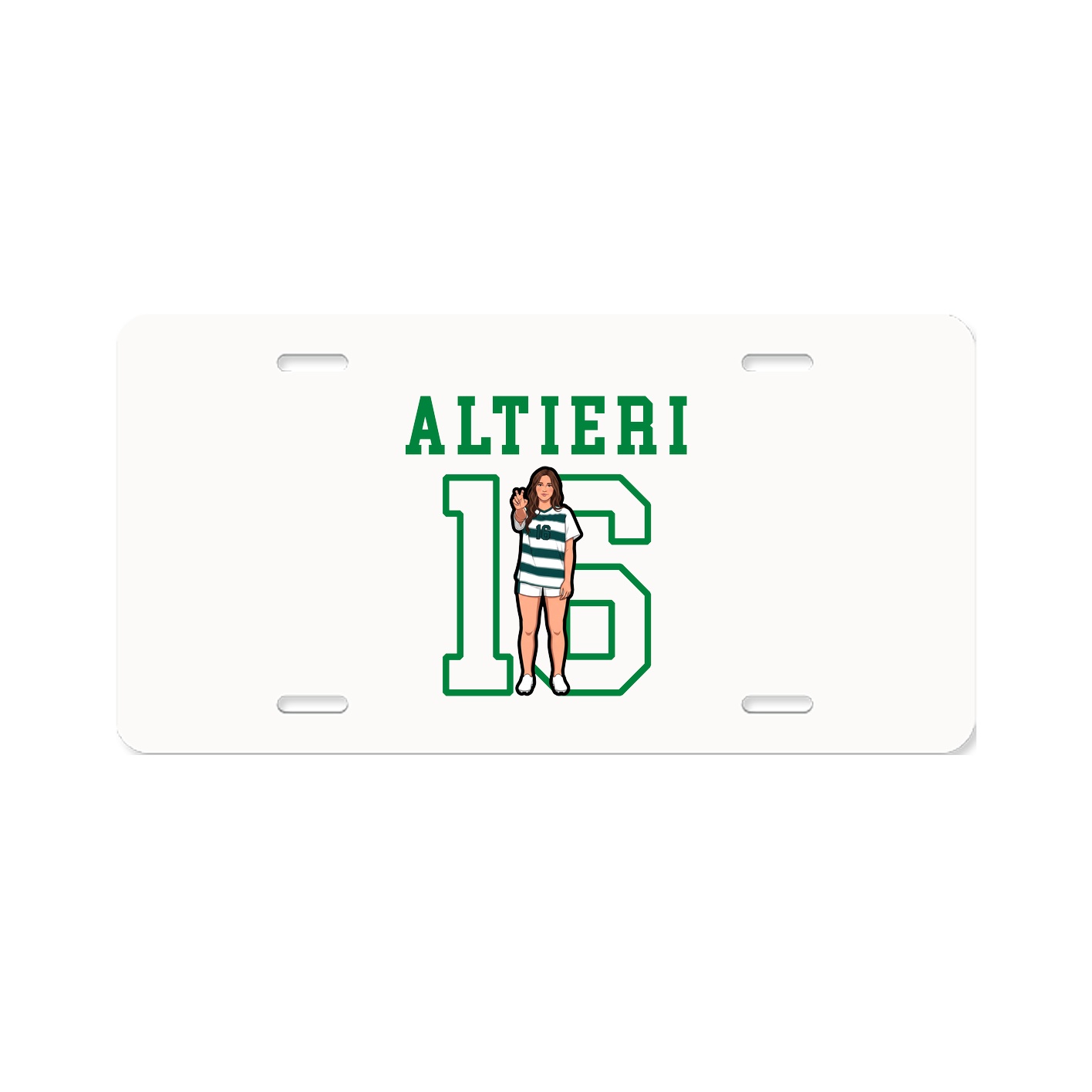 License Plate — Shirsey in Classic