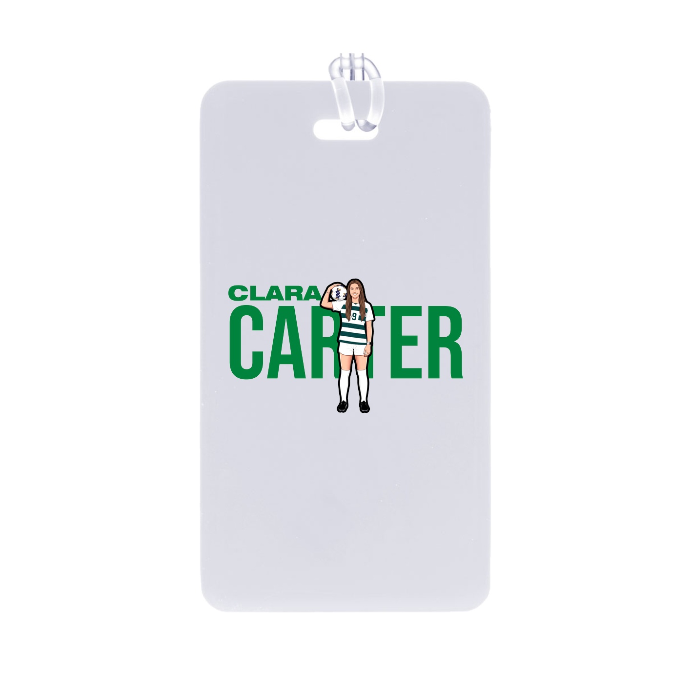 Bag Tag — Player Name in Classic