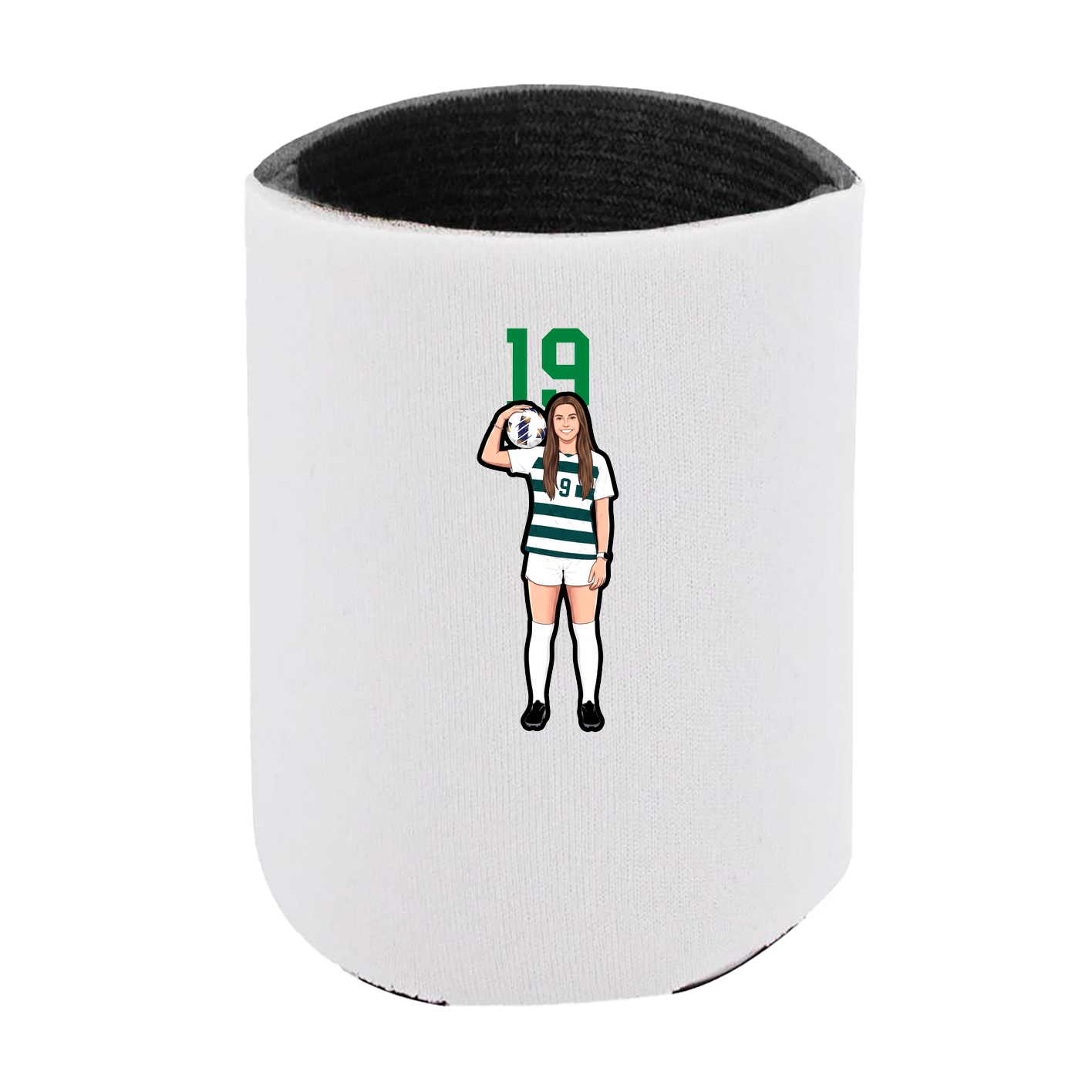 Can Holder — Number Top in White