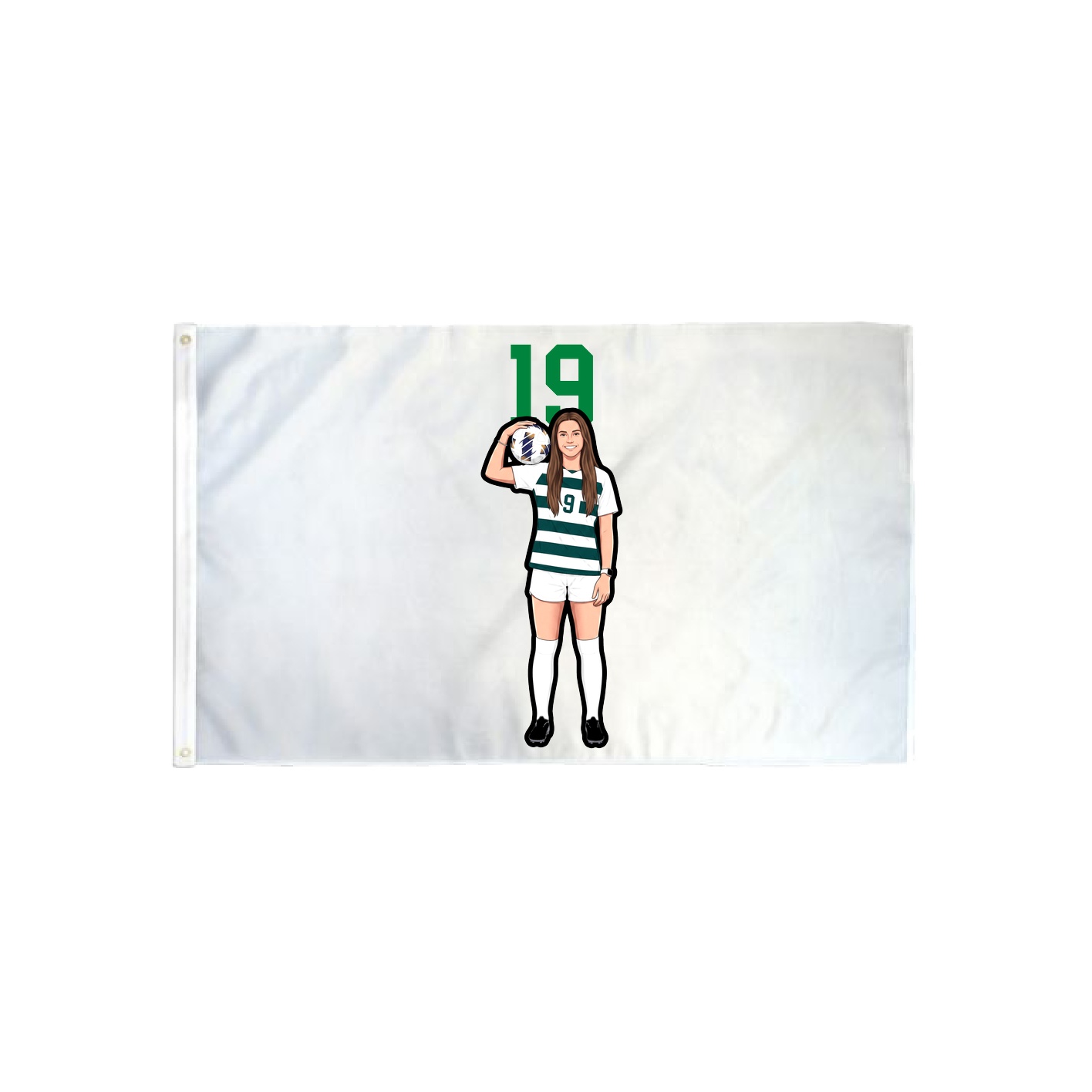 3x5 Flag — Number Top in Classic