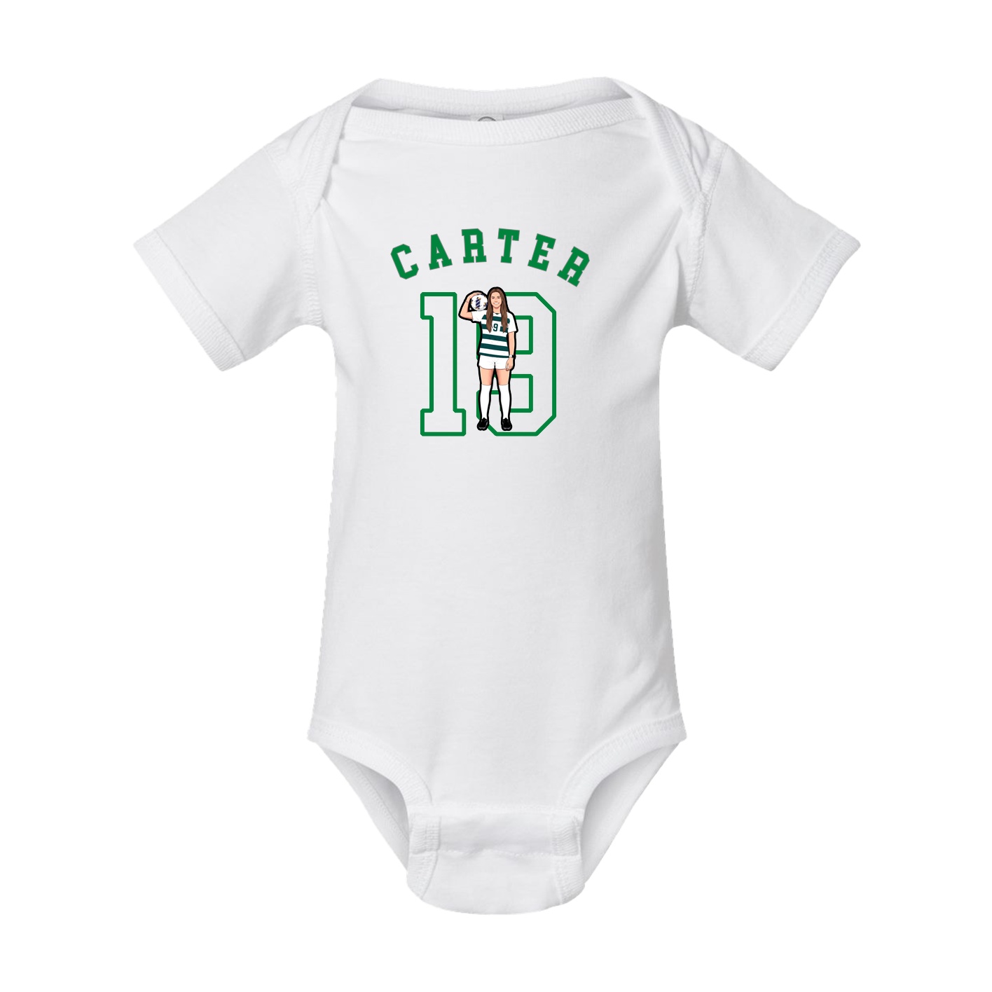Baby Onesie — Shirsey Arch in White