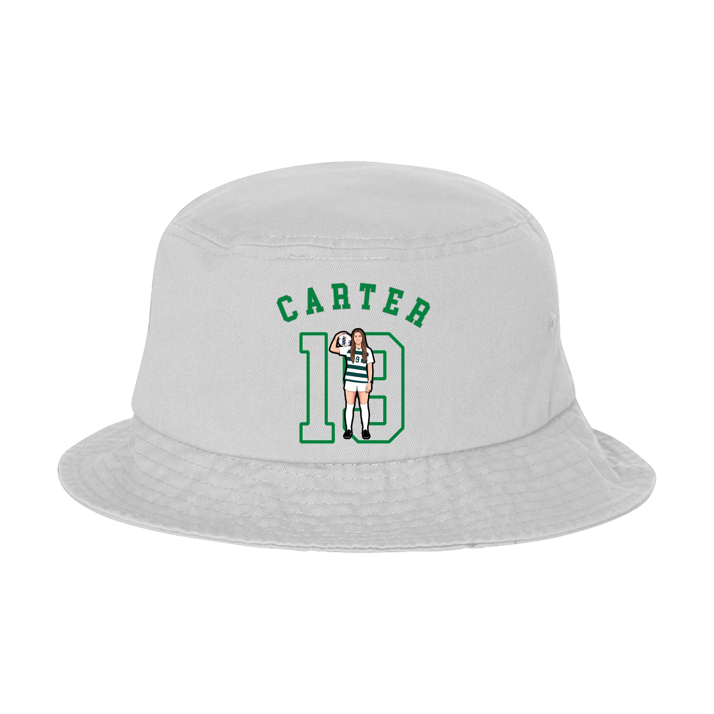 Bucket Cap — Shirsey Arch in White