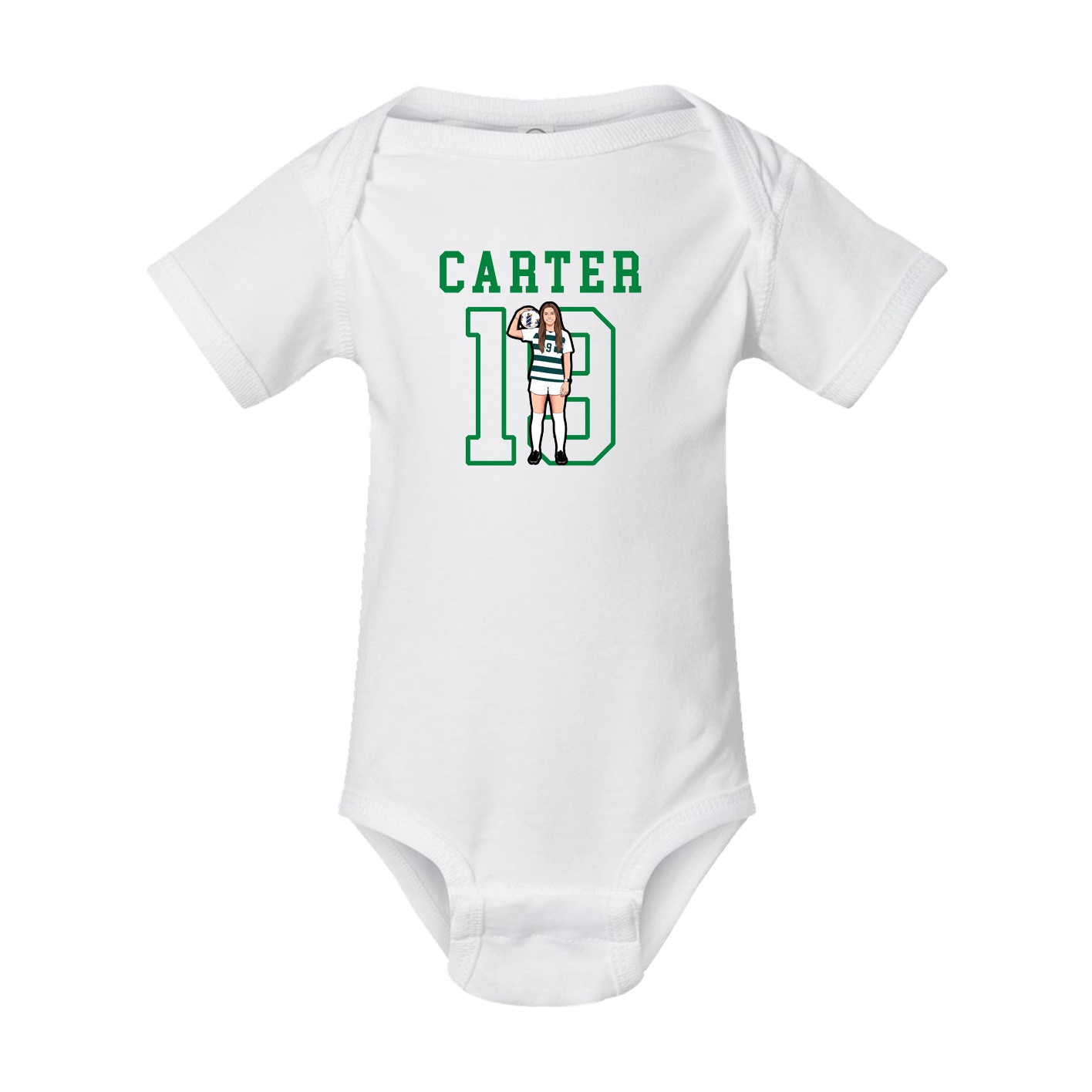 Baby Onesie — Shirsey in White