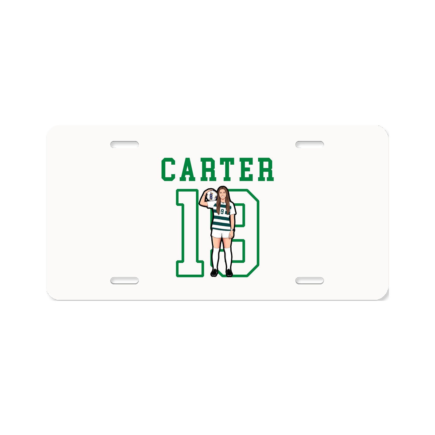 License Plate — Shirsey in Classic