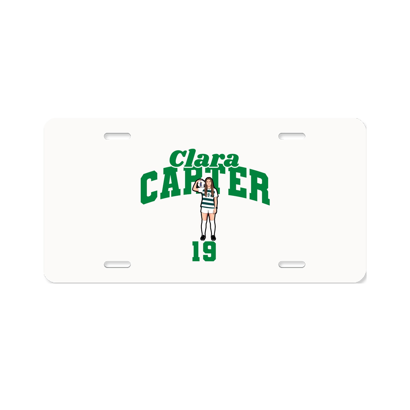 License Plate — Signature Arch in Classic