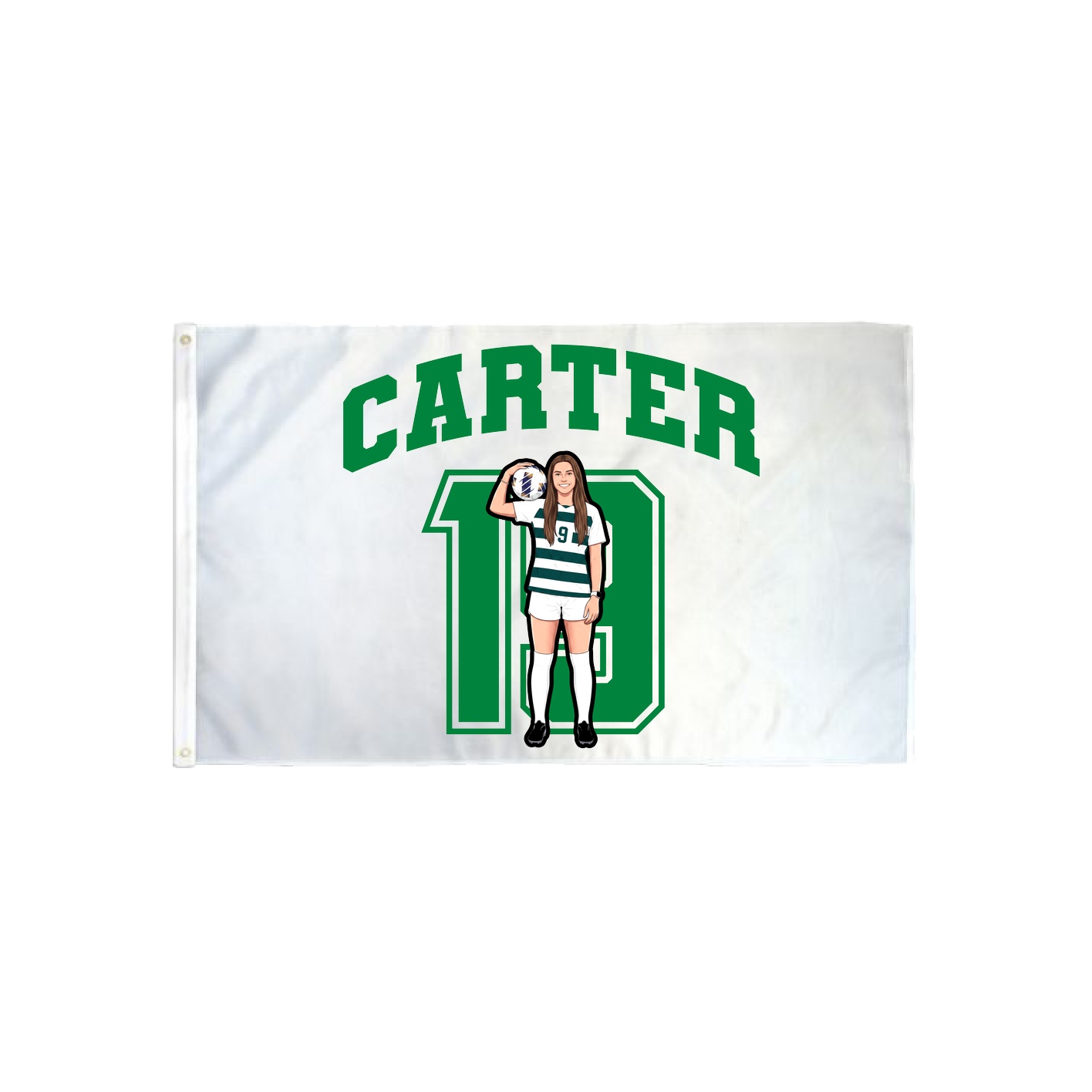 3x5 Flag — Number in Classic