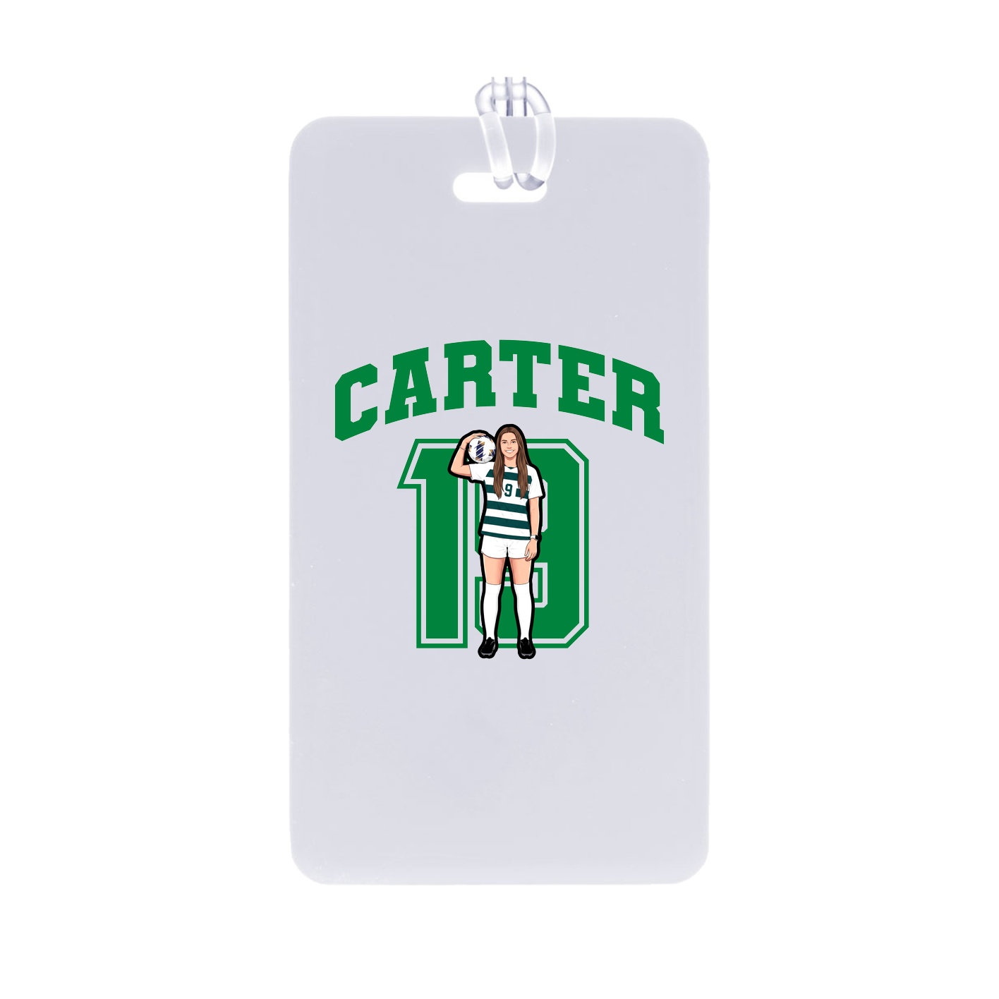 Bag Tag — Number in Classic
