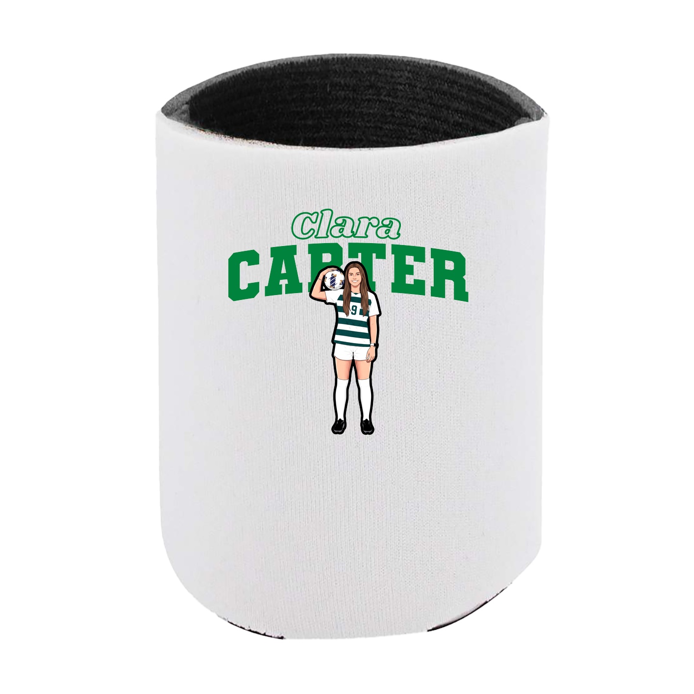 Can Holder — Name Arch in White