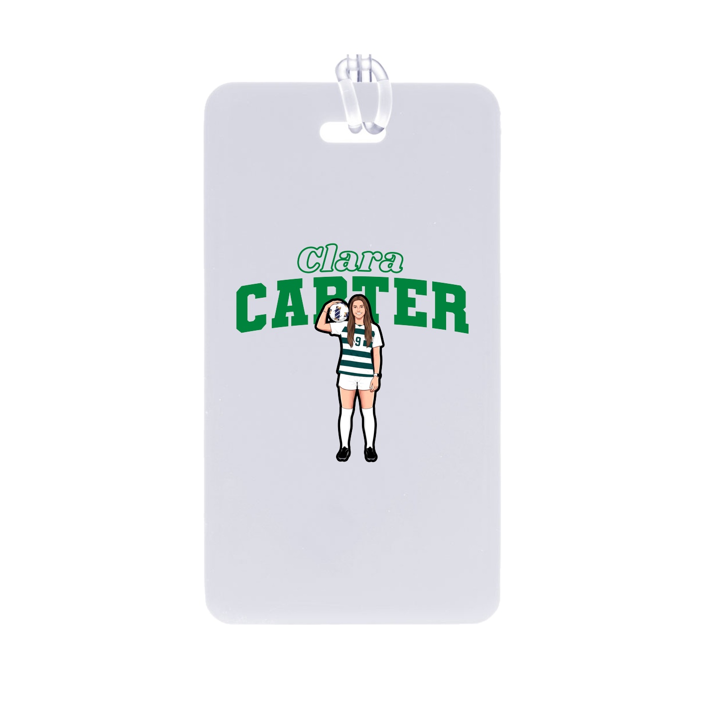 Bag Tag — Name Arch in Classic