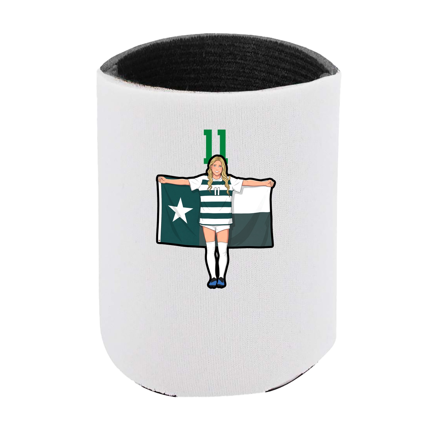 Can Holder — Number Top in White