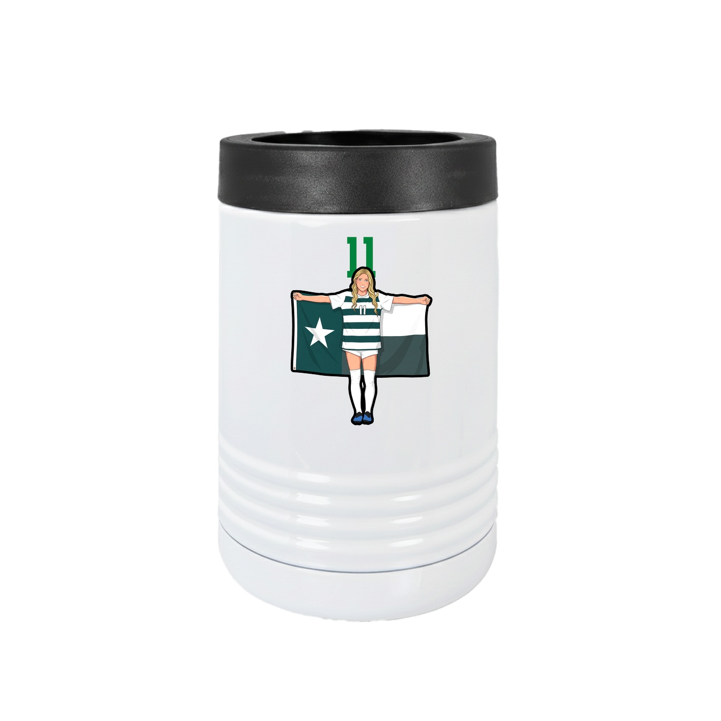 Beverage Holder — Number Top in White