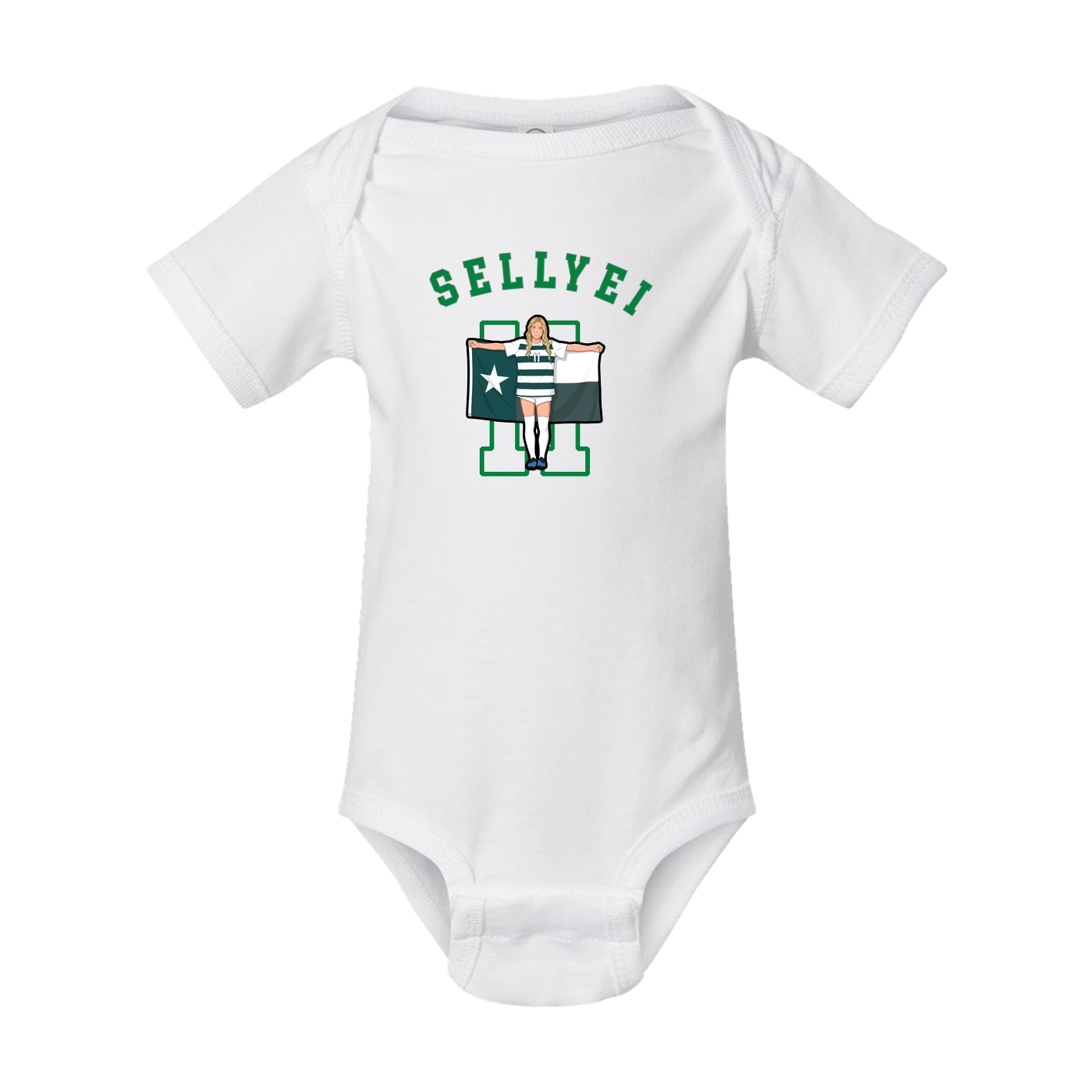 Baby Onesie — Shirsey Arch in White