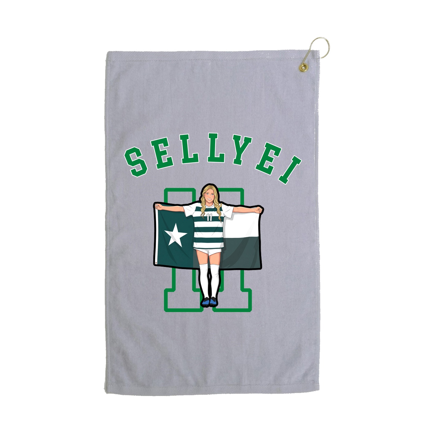 Golf Towel — Shirsey Arch in Grey