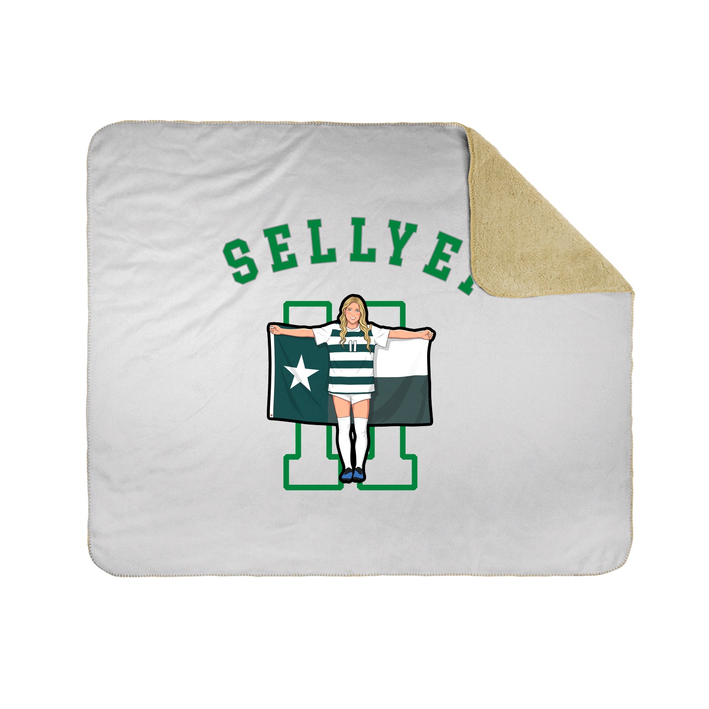 Throw Blanket — Shirsey Arch in White