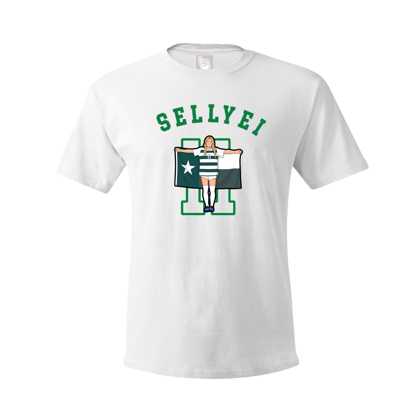Youth Tee — Shirsey Arch in White