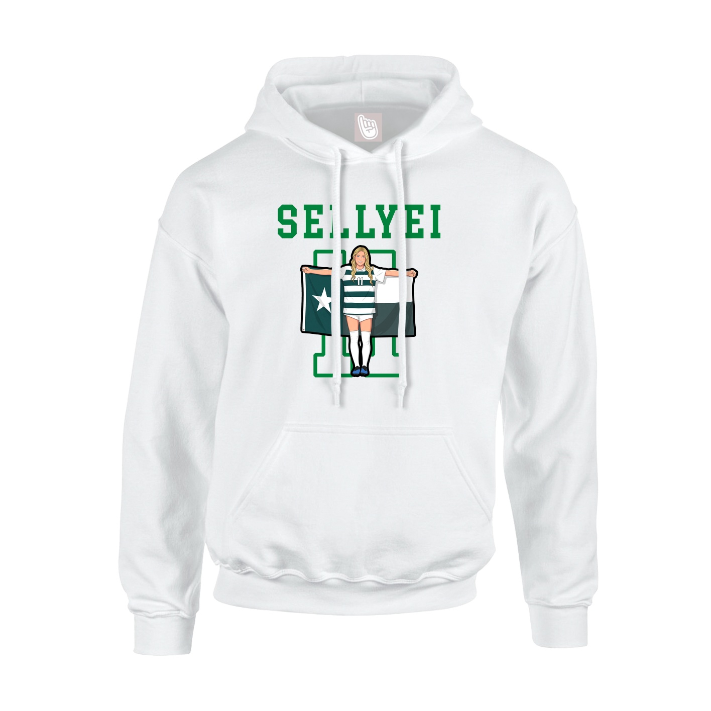 Youth Hoodie — Shirsey in White