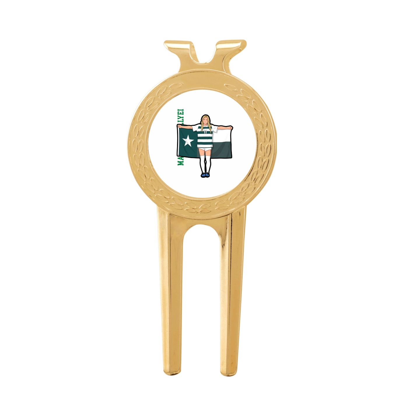 Divot Tool with Ball Marker — Name Vertical in Classic