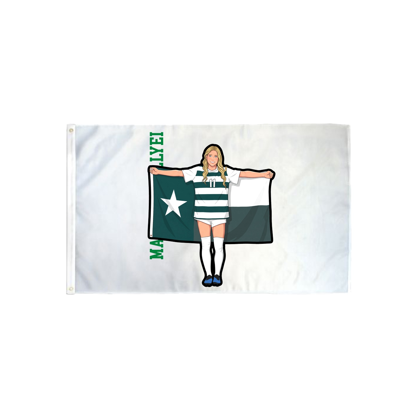 3x5 Flag — Name Vertical in Classic