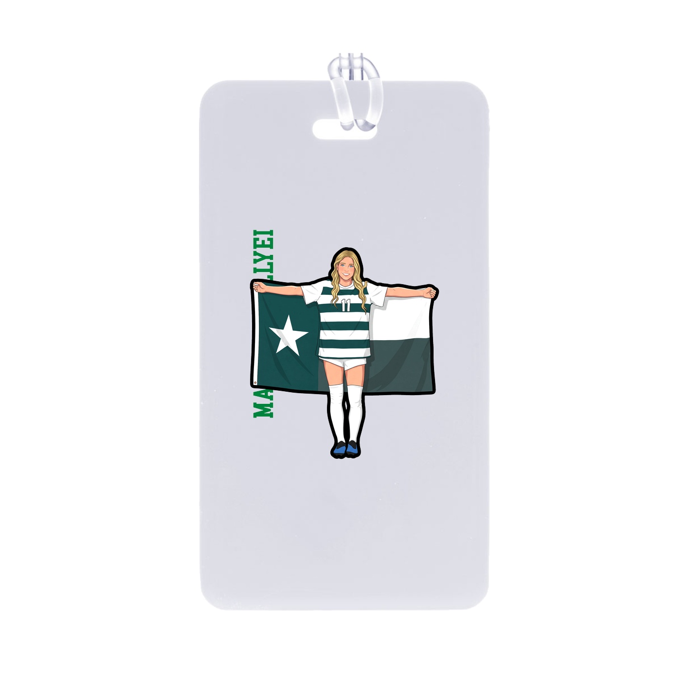 Bag Tag — Name Vertical in Classic