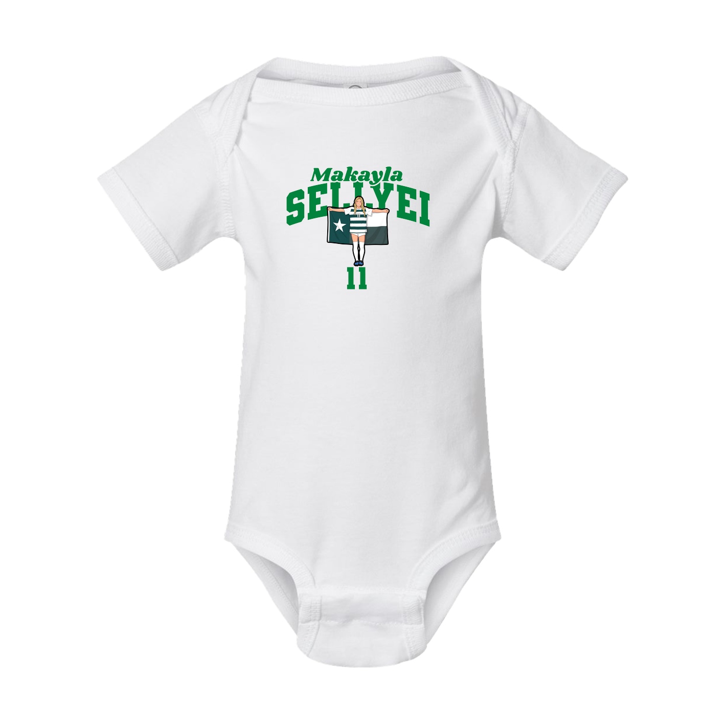 Baby Onesie — Signature Arch in White