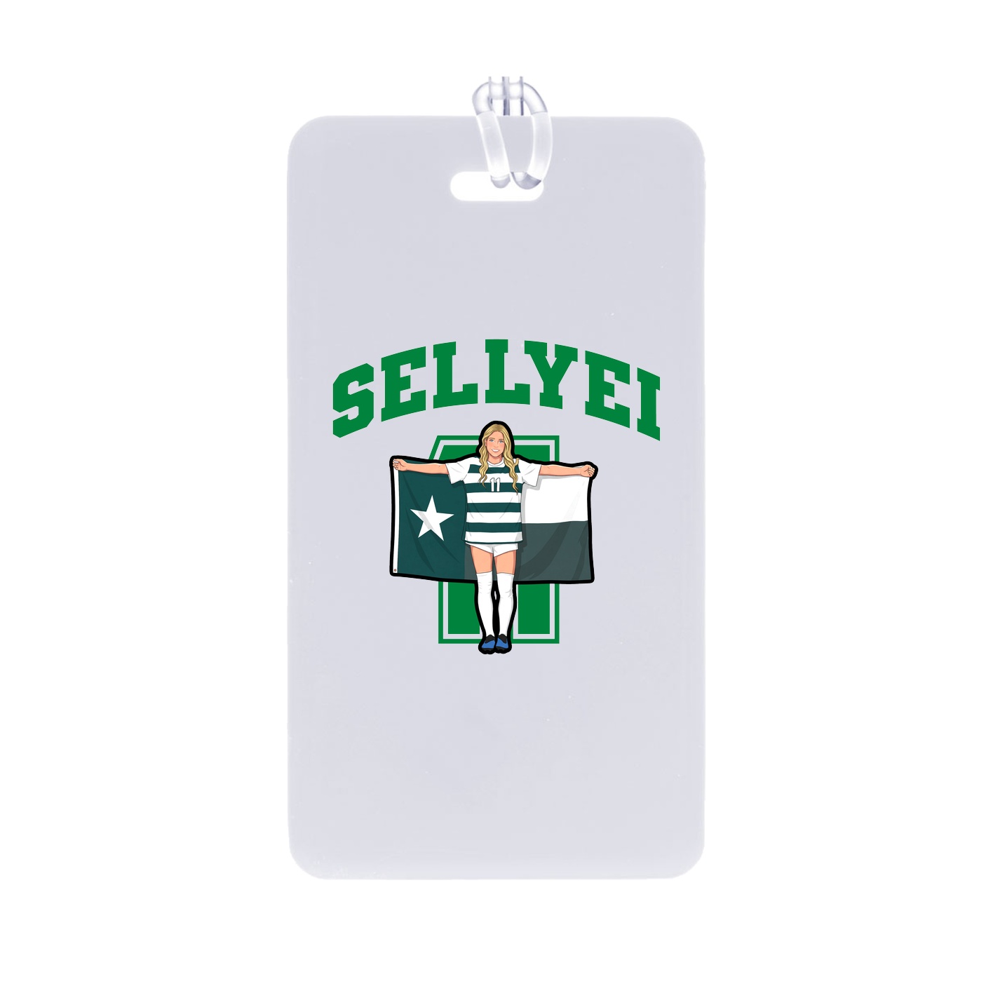 Bag Tag — Number in Classic