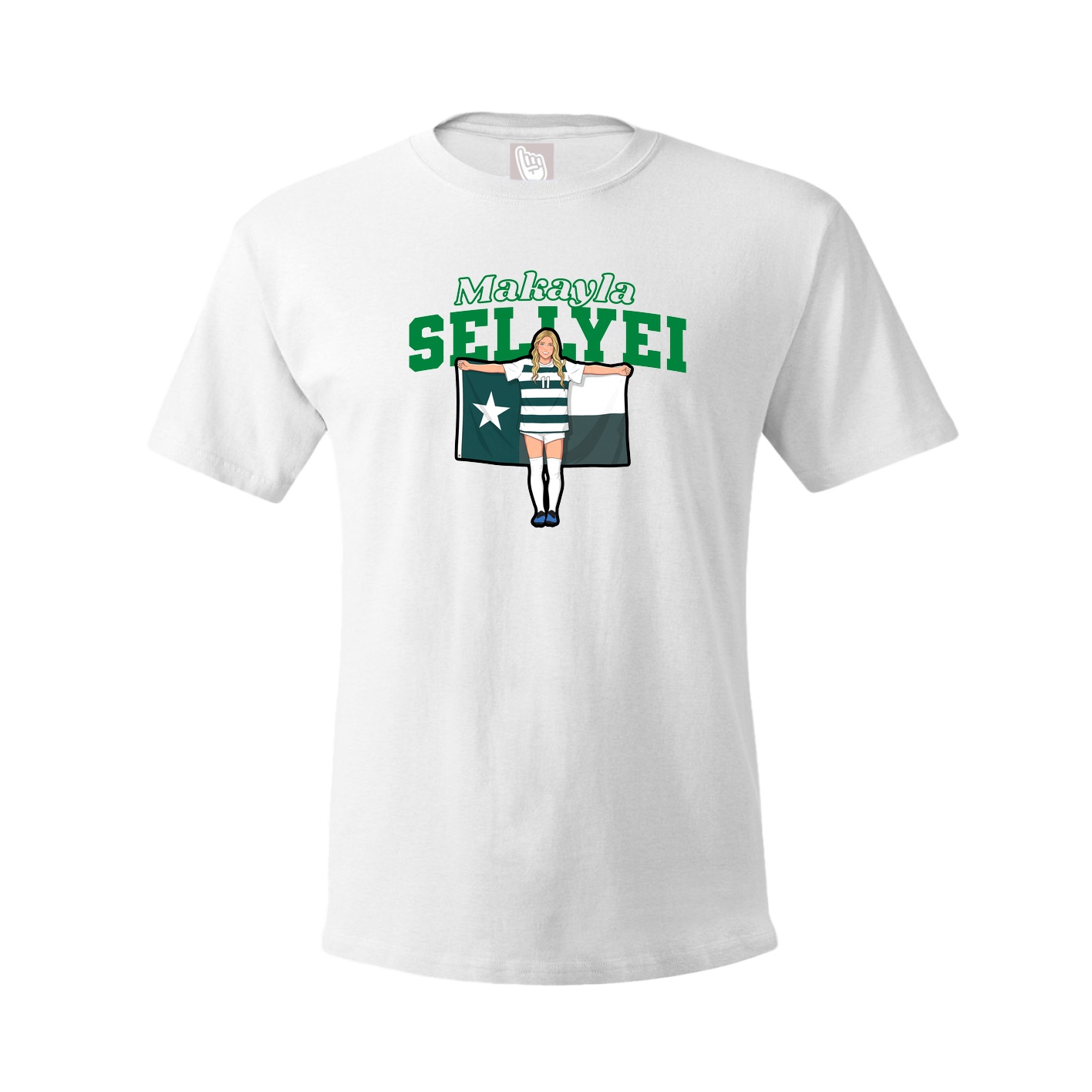 Tee — Name Arch in White