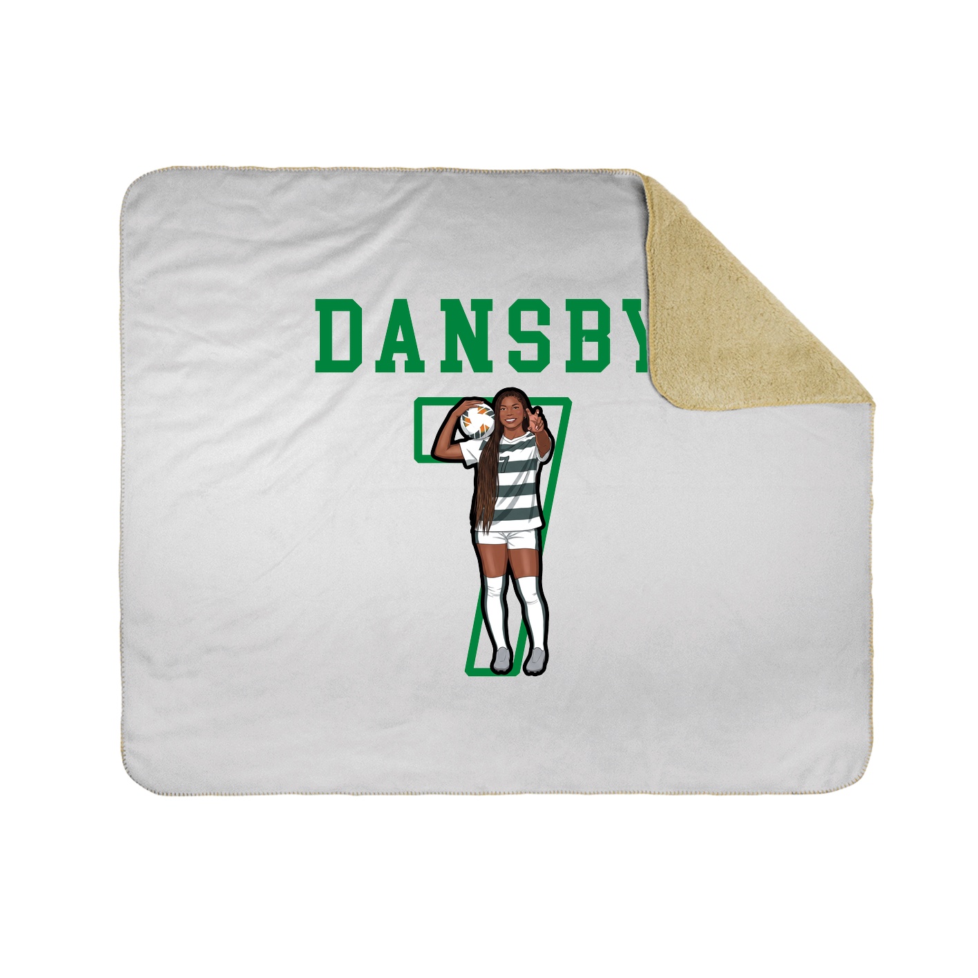Throw Blanket — Shirsey in White