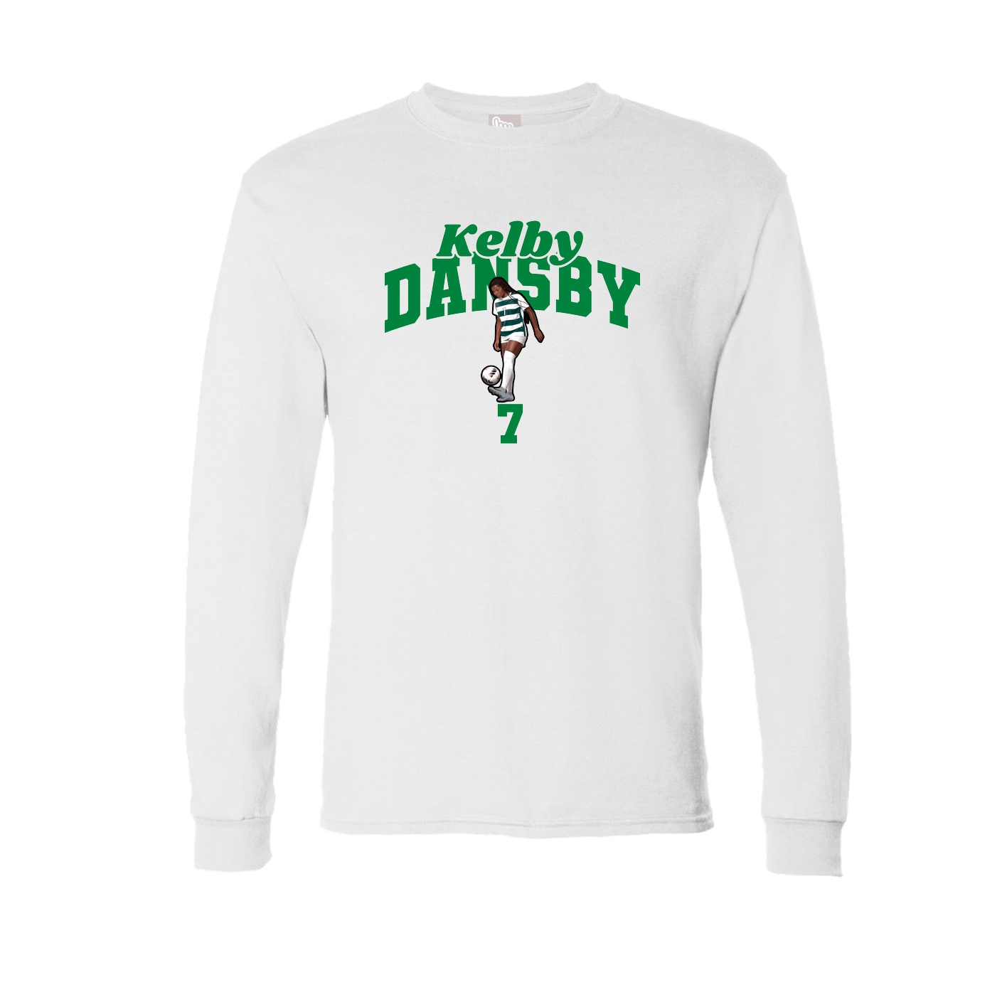 Long Sleeve Tee — Signature Arch in White