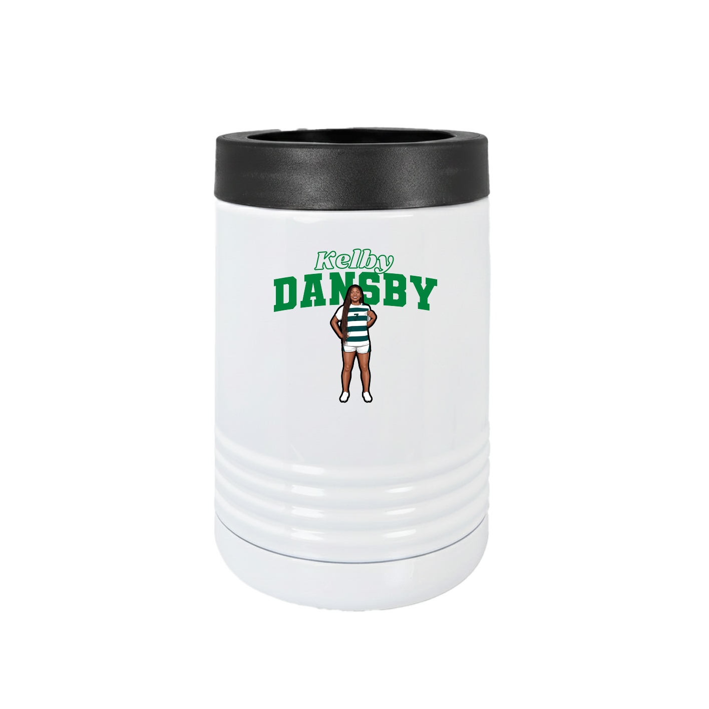 Beverage Holder — Name Arch in White