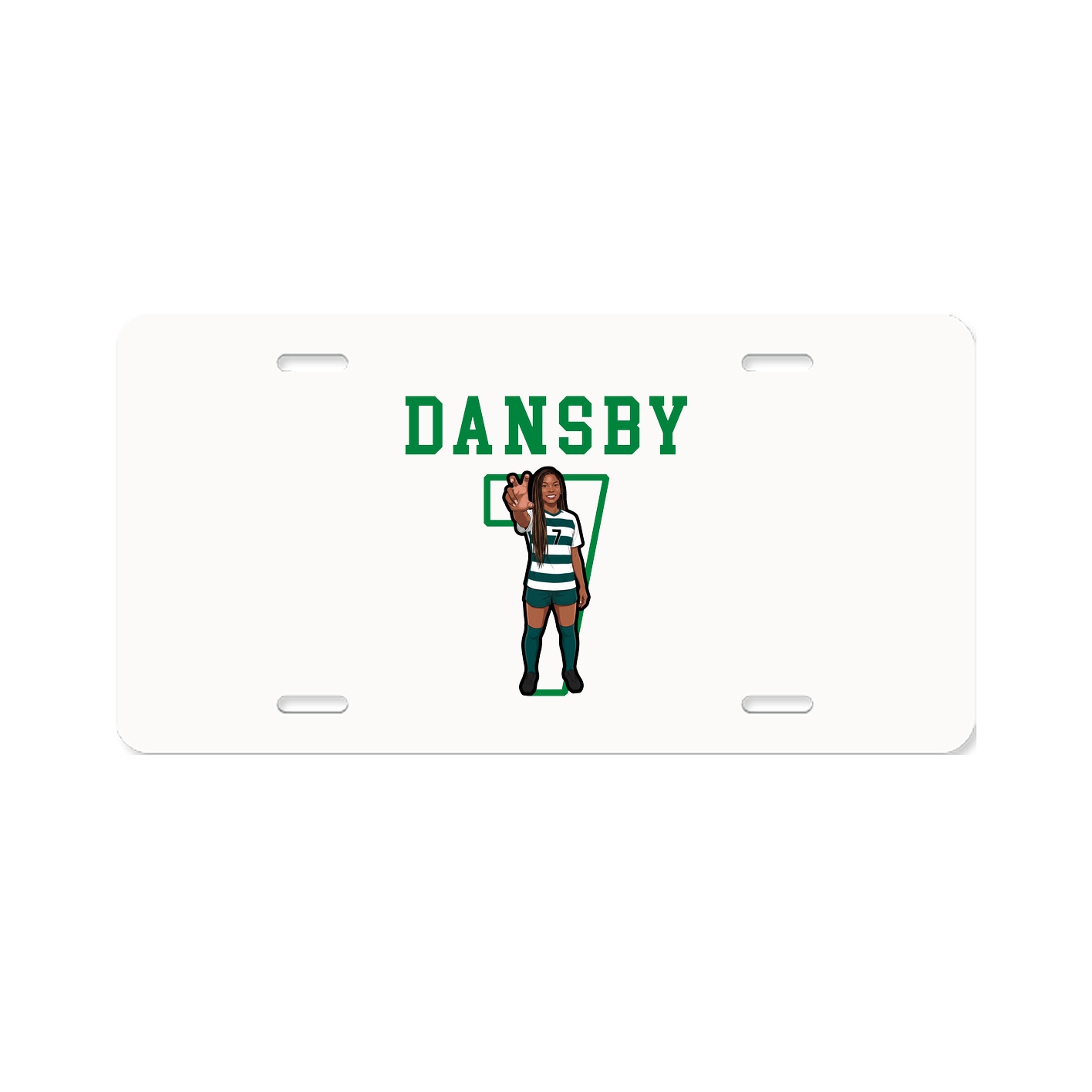 License Plate — Shirsey in Classic