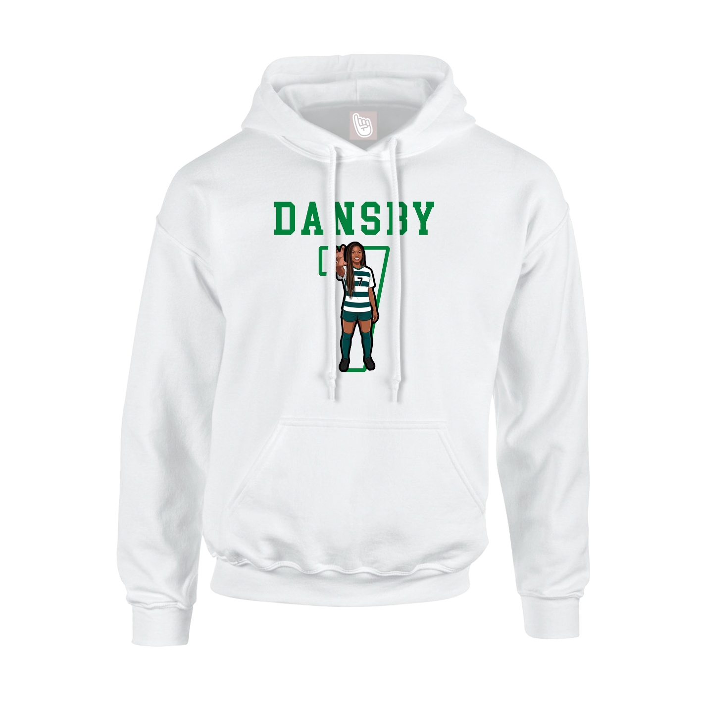 Youth Hoodie — Shirsey in White
