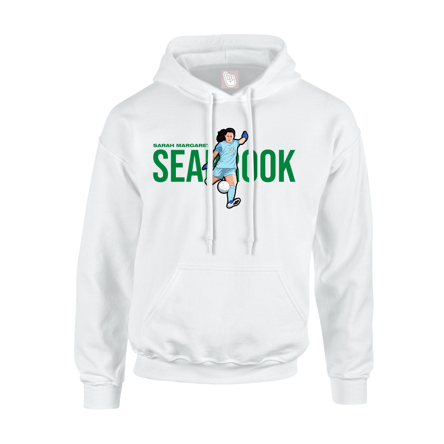 Hoodie — Player Name in White