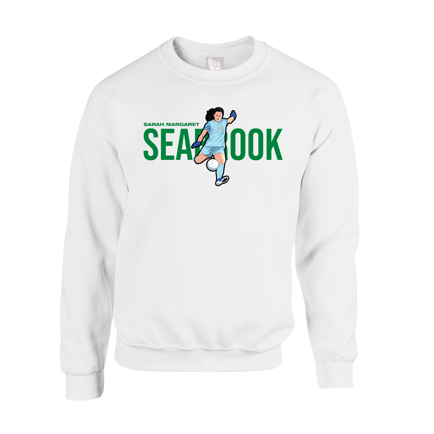 Fleece Crew — Player Name in White