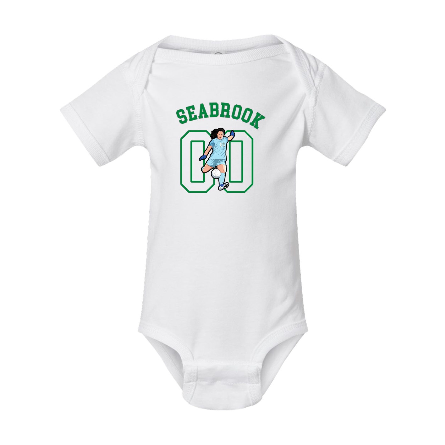 Baby Onesie — Shirsey Arch in White