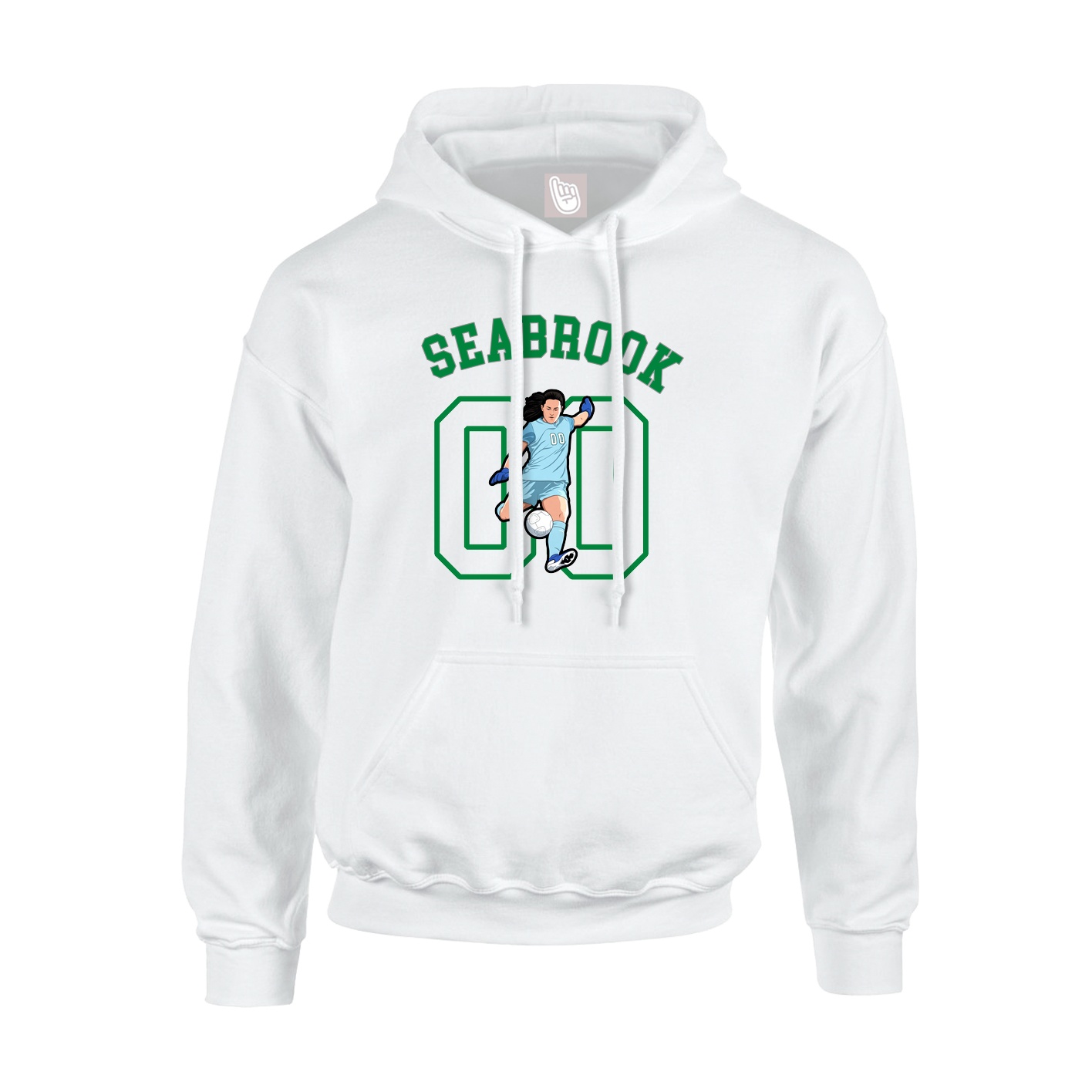 Hoodie — Shirsey Arch in White