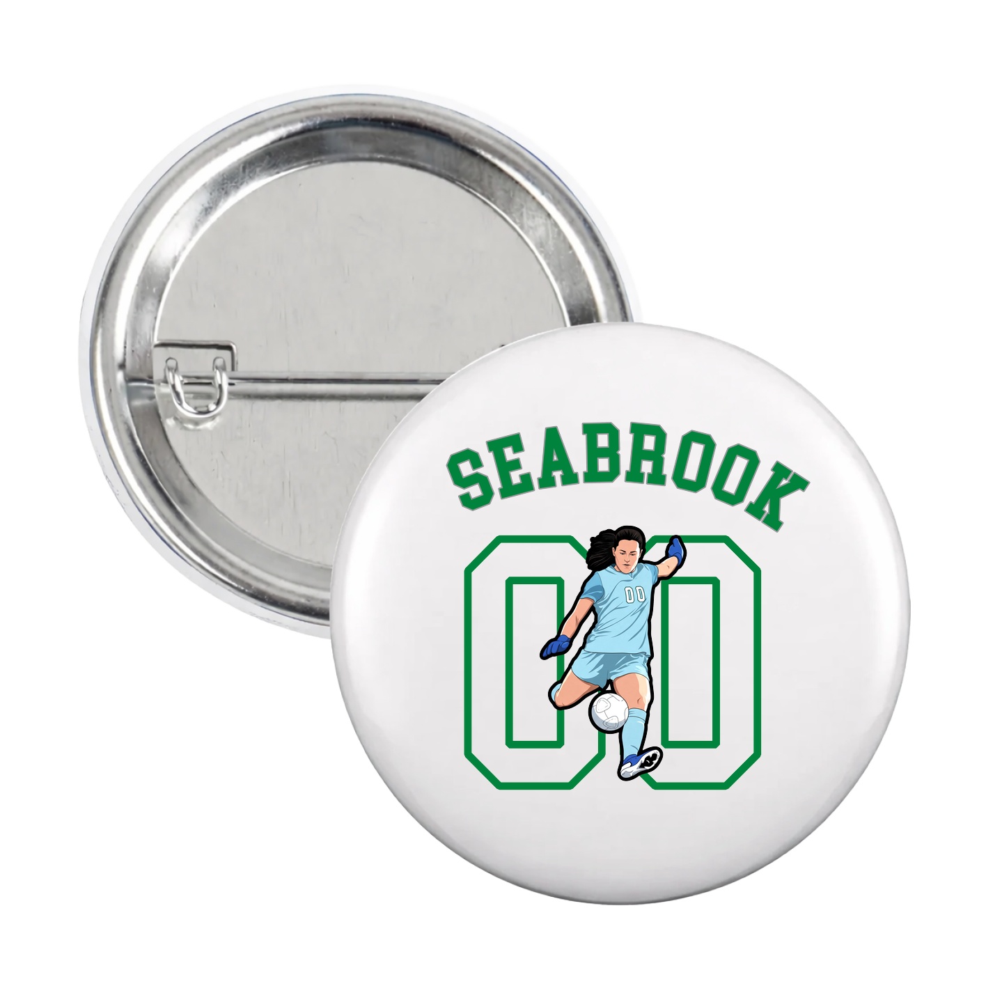Game Day Button — Shirsey Arch in White