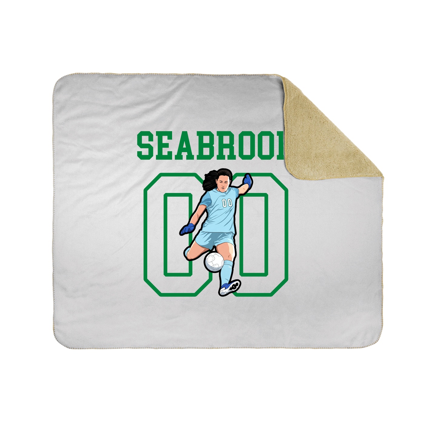 Throw Blanket — Shirsey in White