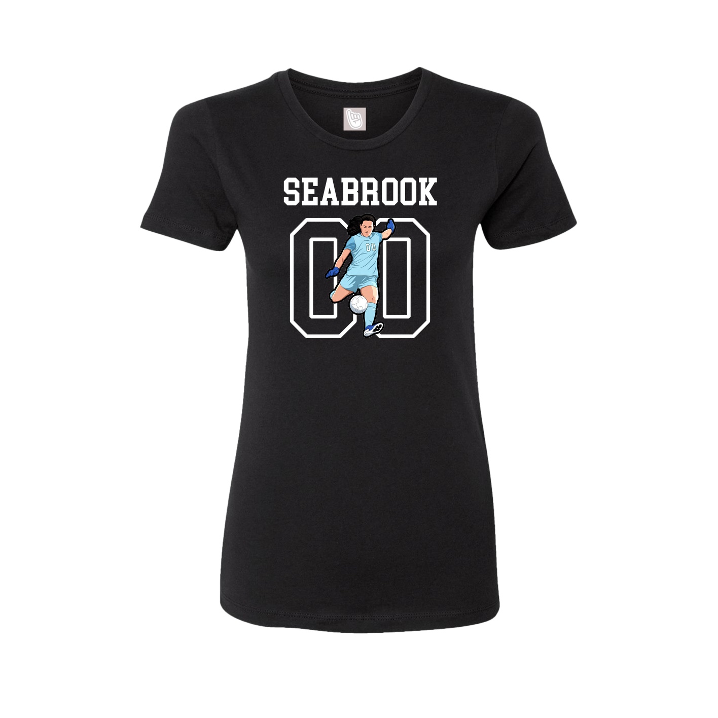 Fitted Women's Tee — Shirsey in Black