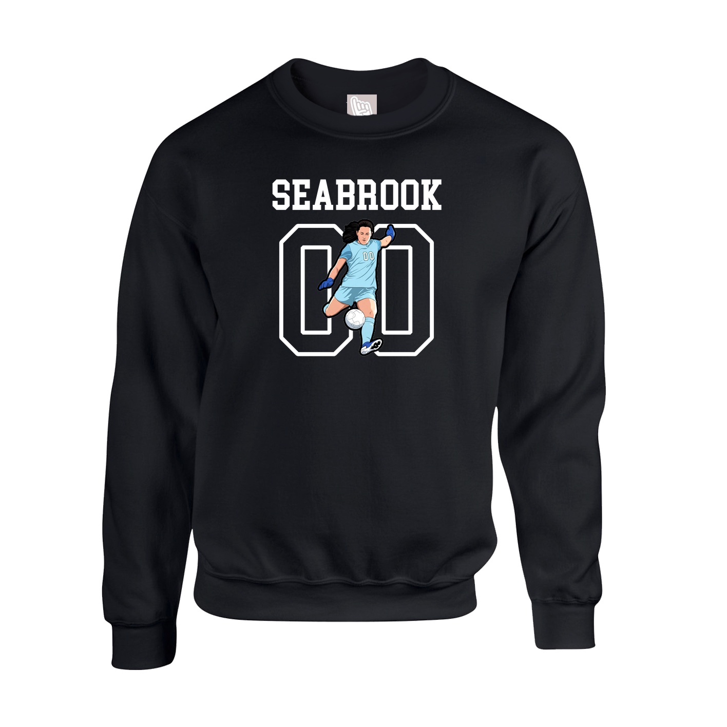 Fleece Crew — Shirsey in Black